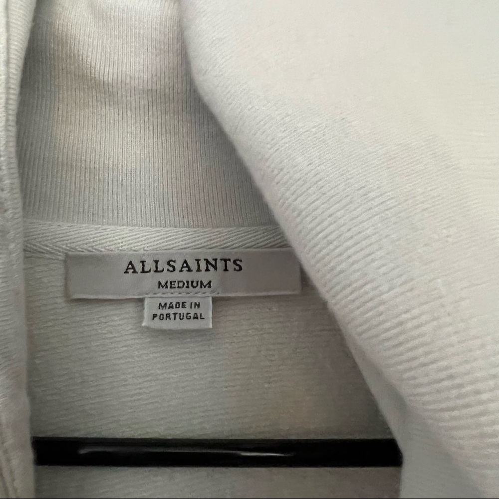 All Saints Sweatshirt Grey Medium - Picture 3 of 3